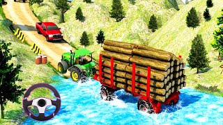 Tractor Driver 3D Farming Simulator | Farming Cargo Driver - Android Gameplay screenshot 4