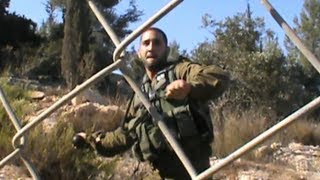 IDF soldiers Fires Tear Gas at Palestinian Families Harvesting Olives, Tarqumiya 6.10.2012