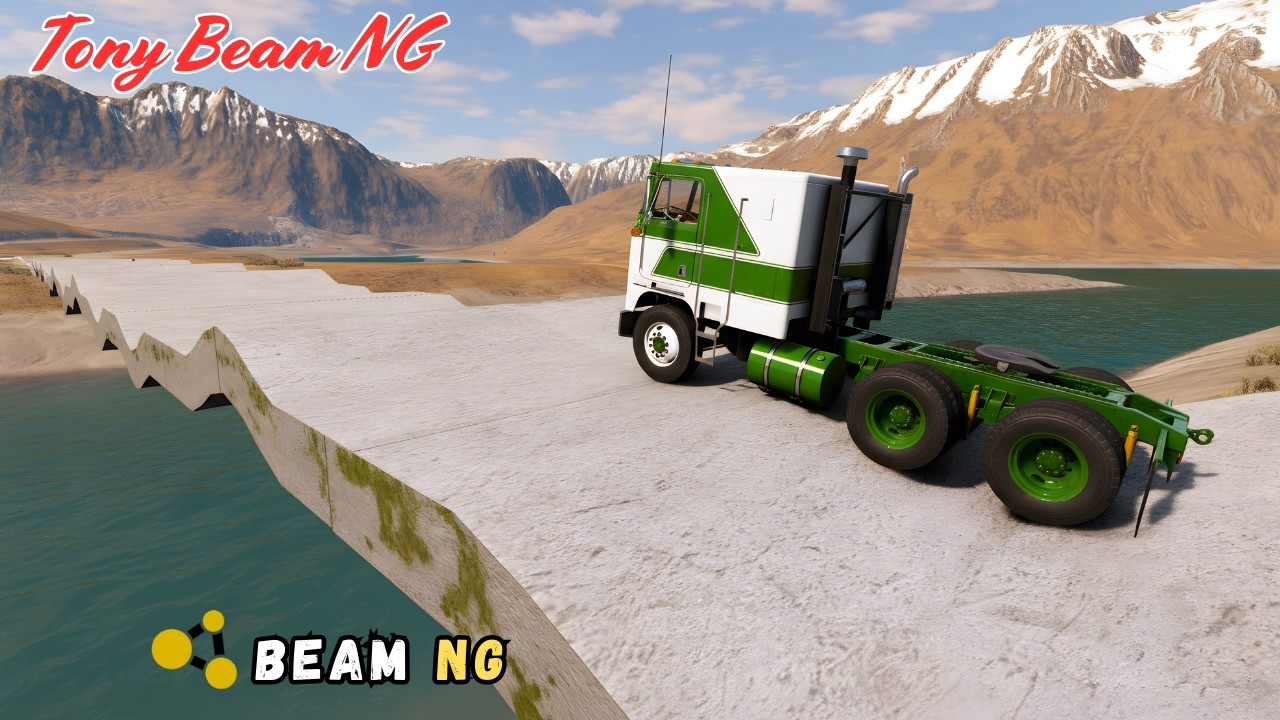 Car vs​​ Complicated Bridge Beamng Drive
