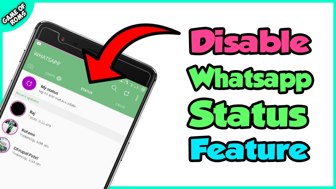 How to Disable/Remove New WhatsApp Status Feature?