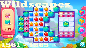 Wildscapes Level 1561 - 1565 HD Walkthrough | 3 - match game | gameplay | android | ios | pc | app