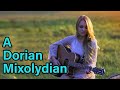 Beginners Guitar Backing Track in A dorian/mixolydian