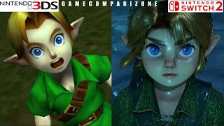 Remake vs Remaster - Zelda Ocarina Of Time Nintendo Switch 2 vs 3DS comparison