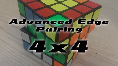 Advanced Edge Pairing on a 4x4 cube