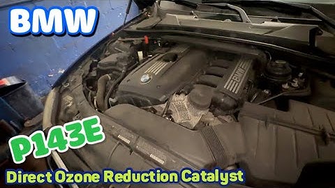 2010 BMW p143E Direct ozone reduction catalyst temperature  sensor gradient too low