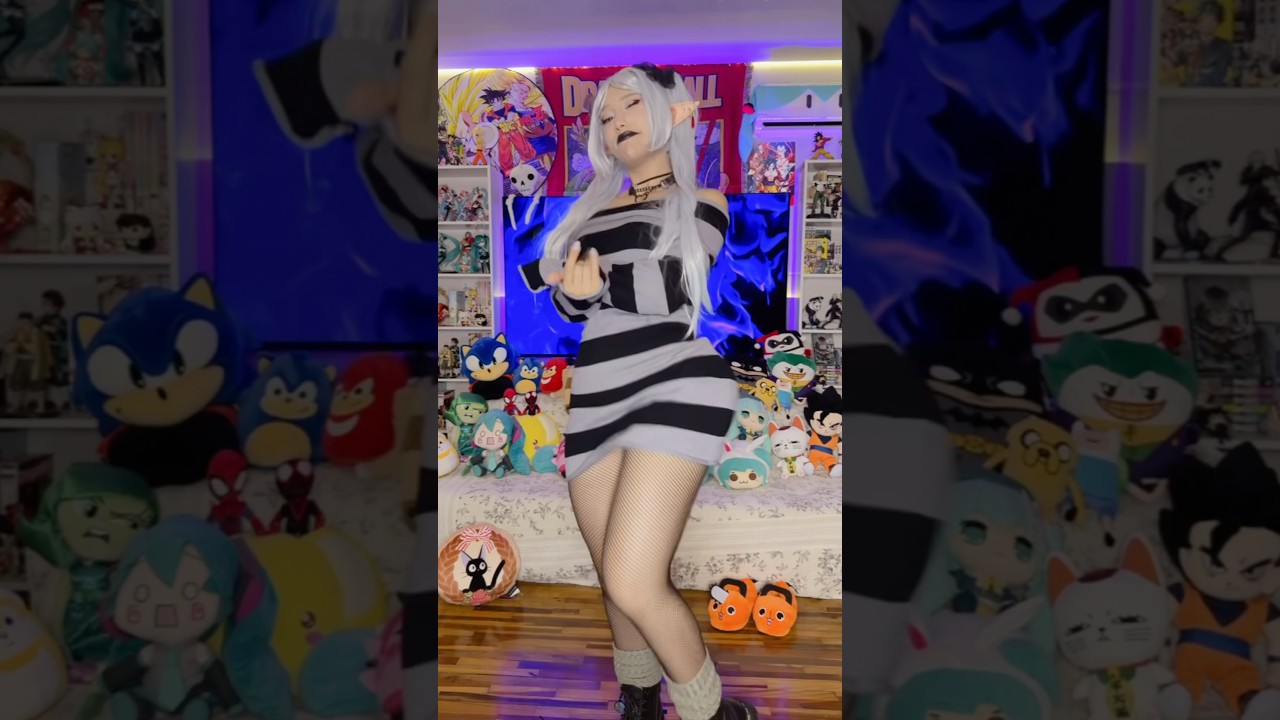 Frieren runs this block? 😳 #anime #cosplay