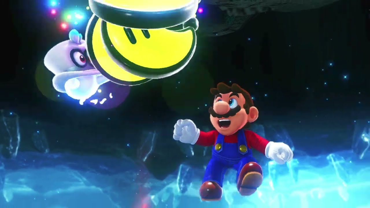 Super Mario Odyssey - Tussle in Toastarena Rematch | Floating Stone Boss (1080p) | ALL CUTSCENES