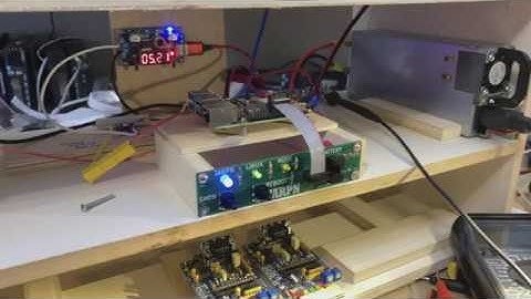 TARPN node showing Robust Power, first article Control Panel, Jay-box built for the NCPACKET network
