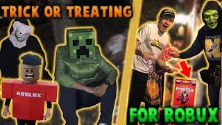 TRICK or TREATING.. FOR ROBUX!!! - Linkmon99 IRL #16 by Linkmon99 53,835 views 5 years ago 13 minutes, 53 seconds