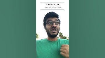 HTTP in 60 Seconds - Hypertext Transfer Protocol #shorts_hussein