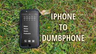 How to turn an iPhone into the ultimate dumb phone