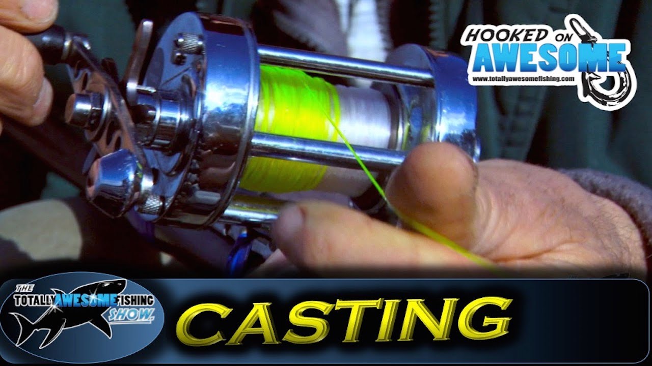 How to cast a fishing reel for beginners (Multiplier Reel