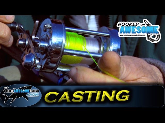 How to cast a fishing reel for beginners (Multiplier Reel) - TAFishing 