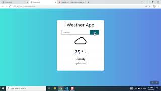 Weather app using html css javascript    Weather app JavaScript  Weather app using JavaScript webdev