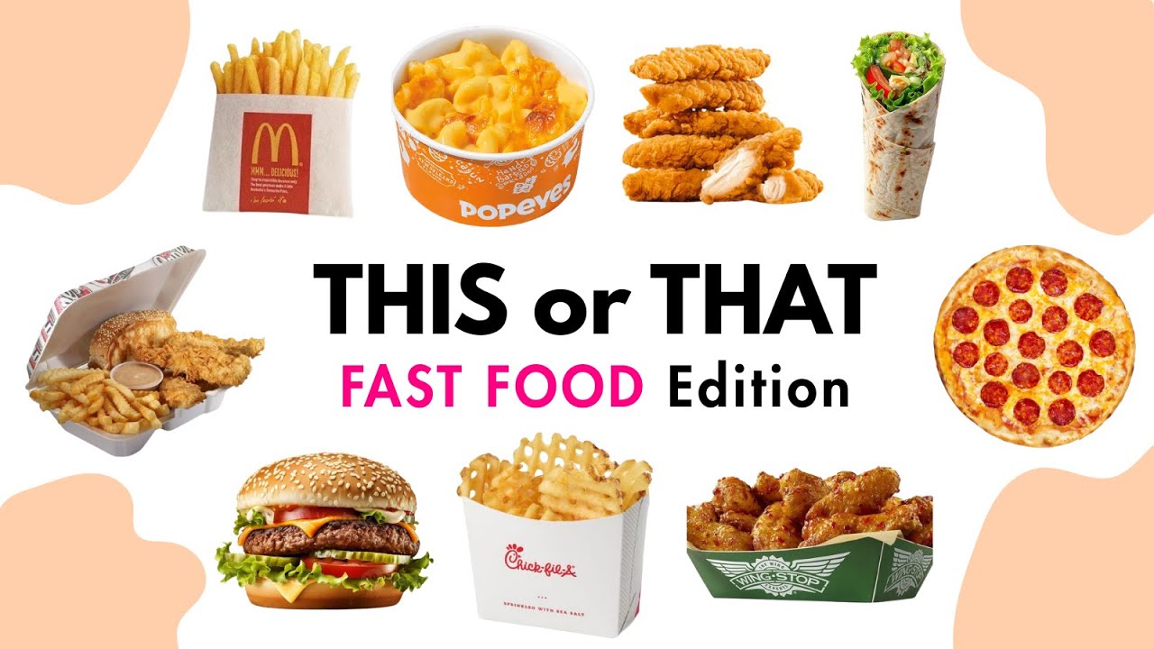 THIS or THAT? Fast Food EDITION! 😋🍕🍟