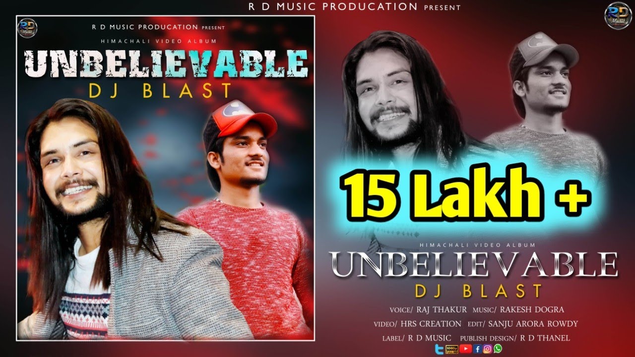 Unbelievable Dj Blast  Himachali Non Stop Video Album  Raj Thakur  Rd Music Production