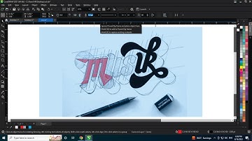 Coreldraw Tutorial: The BEST Way To Understand Tracing & Creating Typography - Ahsan Sabri