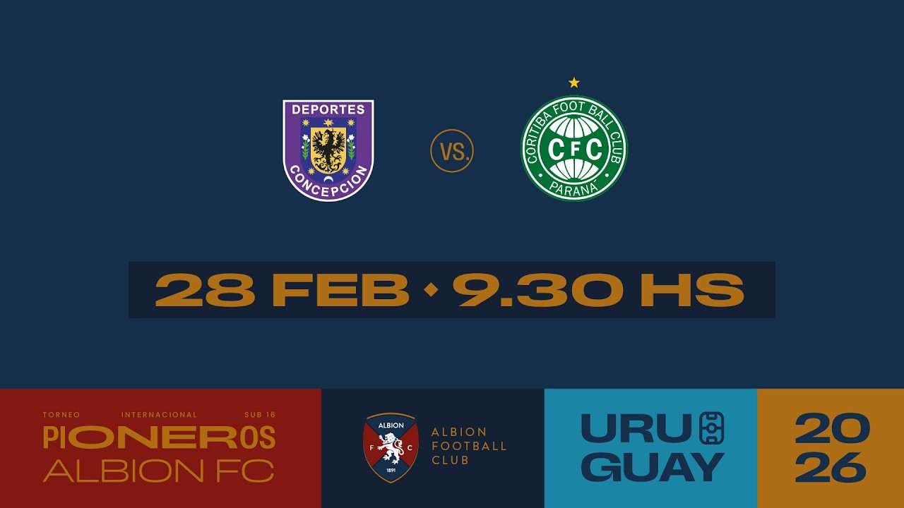 Deportes Concepción vs. Coritiba FC - Torneo Internacional Pioneros U16 - 2026