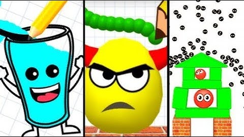 Happy Glass VS Draw to Smash VS Hide Ball gameplay / walkthrough All Levels