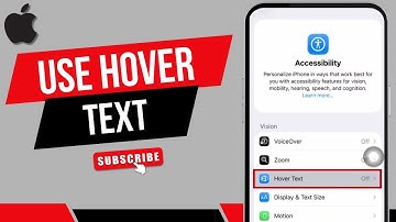 How to Use Hover Text on iPhone