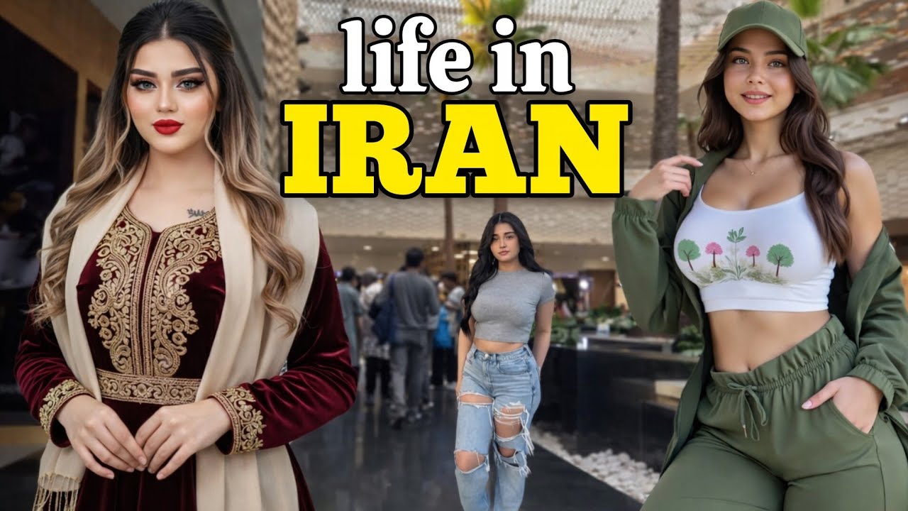 IRAN, walking in the largest shopping center in Tehran, Iran Mall shopping center