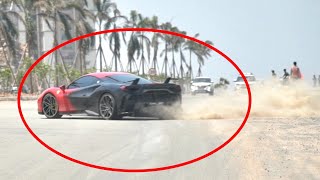 Ferrari Madness In INDIA | Acceleration | Drifts