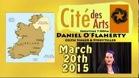 Daniel O'Flaherty Performs at Cite des Arts on Mar...