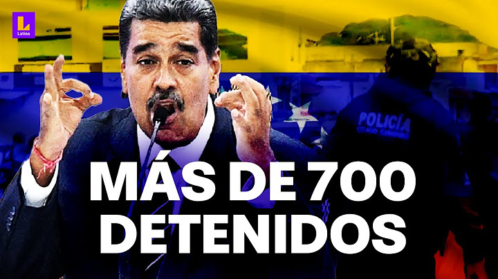 PROTESTAS EN VENEZUELA: DETENCIONES Y REPRESIÓN EN CARACAS | LATINA EN VIVO