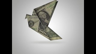 Photoshop Graphic Design Tutorial How to Create Origami Birds using Dollar Bills in Photoshop CS6 screenshot 1
