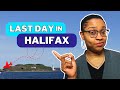 We finally saw a lighthouse in nova scotia went to the career expo and saw uptown halifax