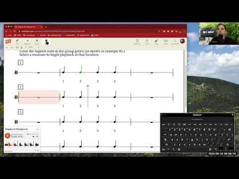 Noteflight: Color Coding Notes (Chapter #1: Dictation #1)