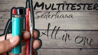 cara membuat multitester sederhana, ternyata mudah banget!!