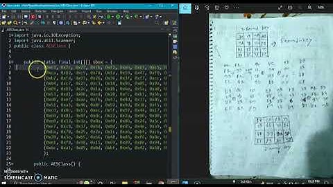 implementation single round key part in AES Algorithm by java