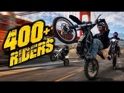 I Went To San Francisco's BIGGEST E-Moto Rideout