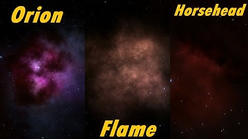 Exploring different Nebulas🌌 in Space Engine!✨(Orion Nebula, Horsehead Nebula etc.)