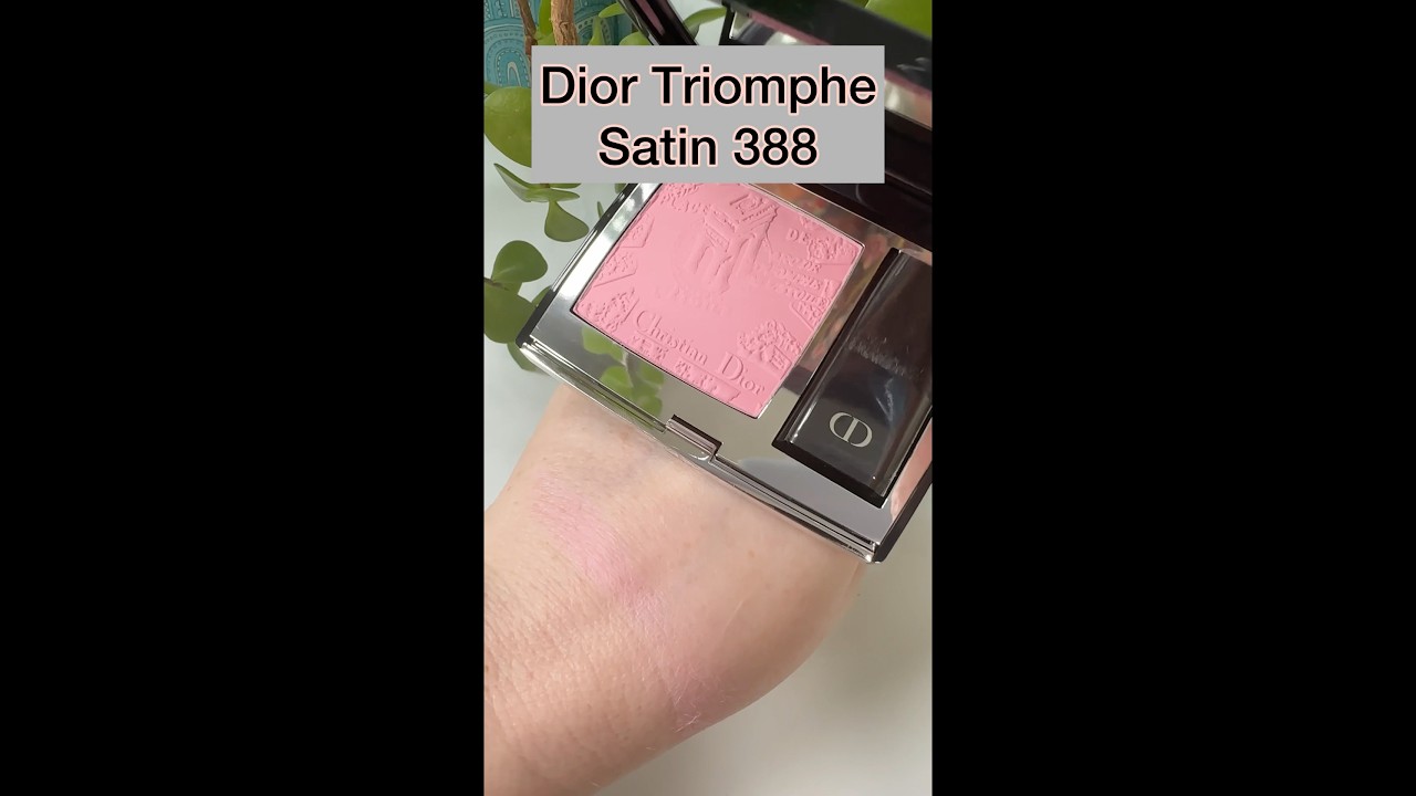 Dior Triomphe 388 Satin Blush swatched - YouTube