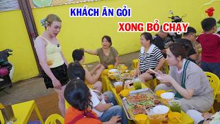 Ty Thy nói lý do khách ăn xong bỏ chạy - Ty Thy Vlog Gỏi đu đủ