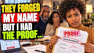 My Parents Forged My Signature—They Didn’t Know I Had Proof