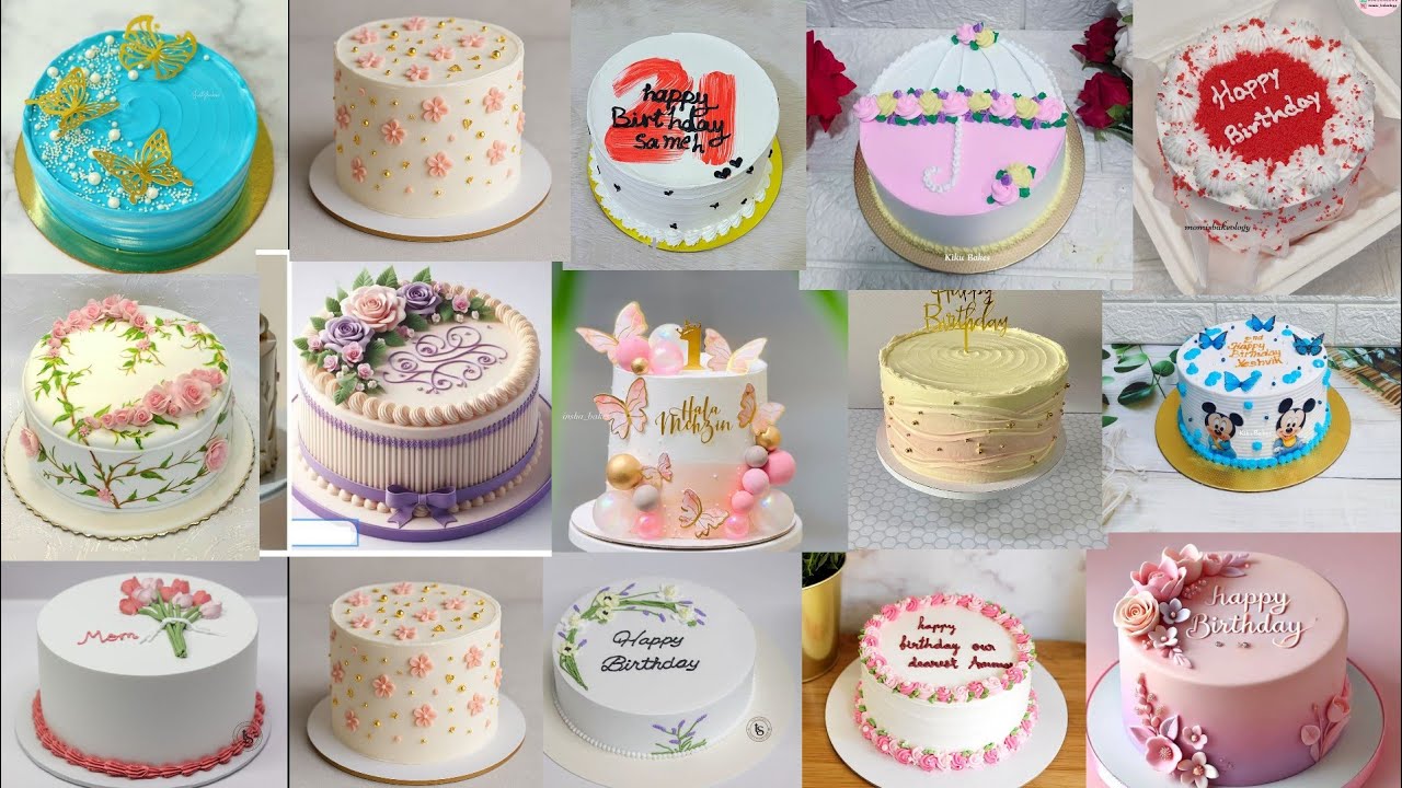✨Simple Cake Decorating Idea for Beginners/Birthday Cake/Easy Cake Design/Cake Design