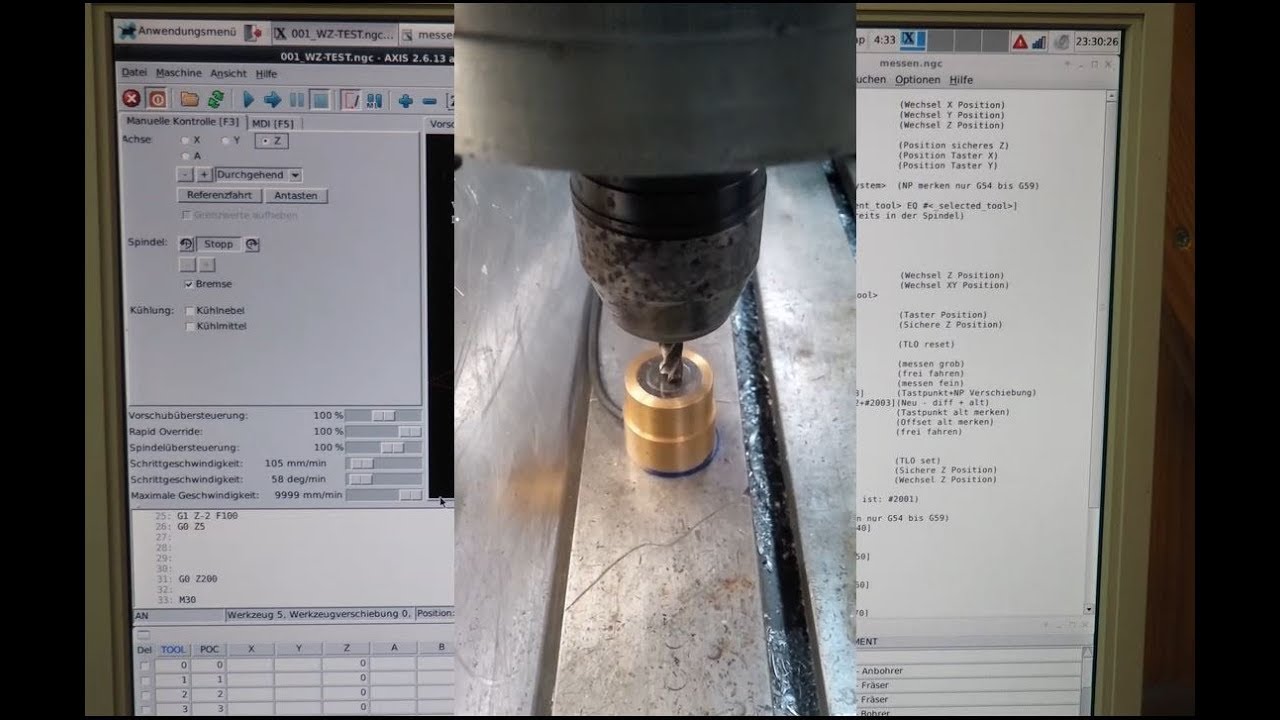 Werkzeugvermessung mitten drin-Hilfe - LinuxCNC