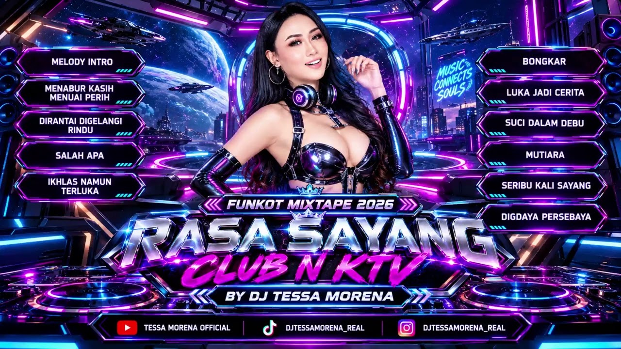 SERIBU KALI SAYANG X MUTIARA FULL FUNKOT MIXTAPE OKTOBER RASA SAYANG 2026 BY DJ TESSA MORENA cover
