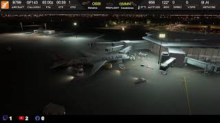 Live Stream With Airlink Virtual Gulf Air Tour Leg 3 OBBI-GMMN | GFA143