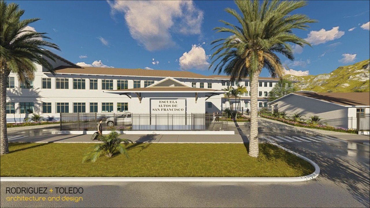 Diseño arquitectónico en Panamá Escuela Altos de San Francisco, La
