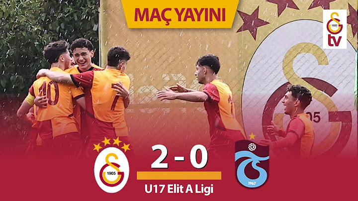 🔴 Galatasaray U17 - Trabzonspor U17 (Elit A Ligi 37. Hafta) (10 Mayıs 2025)