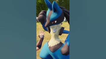 Palworld What is Pokemon Lucario Doing Here #shorts