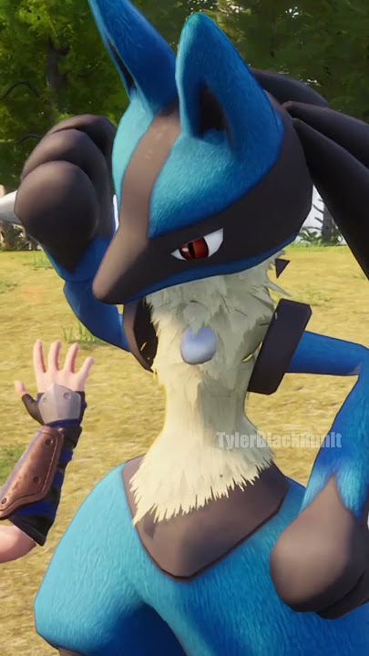 Palworld What is Pokemon Lucario Doing Here #shorts