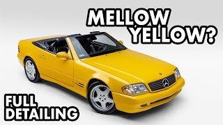 RARE 1 of 12 Mercedes SL500 R129 in Sunburst Yellow // Full Detail RARE 1 of 12 Mercedes SL500 R129 in Sunburst Yellow // Full Detail