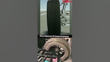 Wheel Alignment Pit Design Mechanism 💡 #shorts #mechanical #engineering #design #mechanism #3d