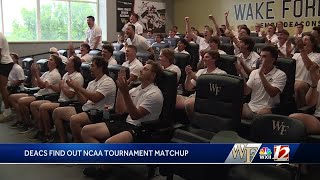 NCAA baseball tournament bracket unveiled; Wake Forest heads to Knoxville
