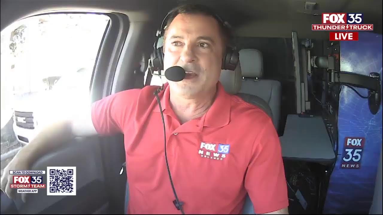 WATCH: FOX 35 Storm Team Thunder Truck at Winter Park Christmas Parade